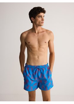 Reserved - Wzorzyste szorty plażowe - niebieski ze sklepu Reserved w kategorii Kąpielówki - zdjęcie 173604706