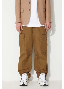 The North Face spodnie męskie kolor brązowy proste NF0A5A8G-37U ze sklepu PRM w kategorii Spodnie męskie - zdjęcie 173605145