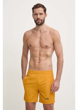 Helly Hansen szorty kąpielowe Calshot kolor żółty 55693-222 ze sklepu PRM w kategorii Kąpielówki - zdjęcie 173605265