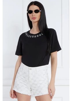 Liu Jo Sport T-shirt | Regular Fit ze sklepu Gomez Fashion Store w kategorii Bluzki damskie - zdjęcie 173605545