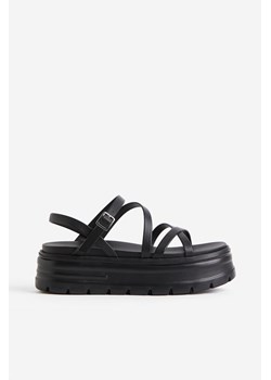 H & M - Masywne sandały na platformie - Czarny ze sklepu H&M w kategorii Sandały damskie - zdjęcie 173605708
