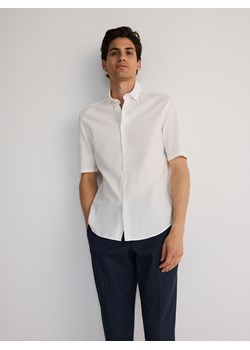 Reserved - Koszula regular fit - biały ze sklepu Reserved w kategorii Koszule męskie - zdjęcie 173606347