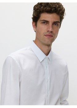 Reserved - Bawełniana koszula slim fit - biały ze sklepu Reserved w kategorii Koszule męskie - zdjęcie 173606537