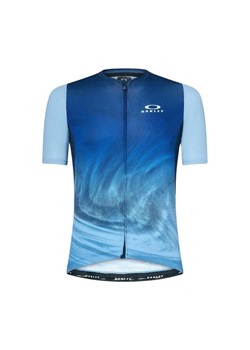 Koszulka rowerowa męska Oakley ENDURANCE DAZZLE CAMO JERSEY niebieska FOA404398-9ZB ze sklepu a4a.pl w kategorii T-shirty męskie - zdjęcie 173610508