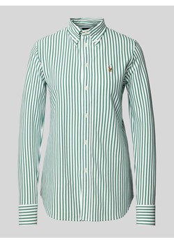 Bluzka koszulowa z kołnierzykiem typu button down ze sklepu Peek&Cloppenburg  w kategorii Koszule damskie - zdjęcie 173611207