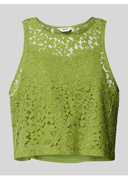 Top bluzkowy krótki z efektem podpalania model ‘JIBI’ ze sklepu Peek&Cloppenburg  w kategorii Bluzki damskie - zdjęcie 173611316