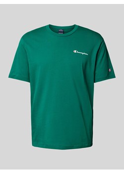 T-shirt z nadrukiem z logo ze sklepu Peek&Cloppenburg  w kategorii T-shirty męskie - zdjęcie 173611568