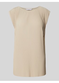Top bluzkowy z plisami model ‘CAMBUSA’ ze sklepu Peek&Cloppenburg  w kategorii Bluzki damskie - zdjęcie 173611615