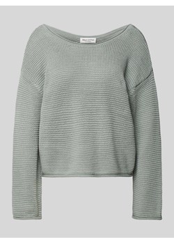 Sweter z dzianiny z okrągłym dekoltem ze sklepu Peek&Cloppenburg  w kategorii Swetry damskie - zdjęcie 173611655