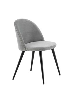 H & M - Velvet Krzesło 2 Sztuki - Szary ze sklepu H&M w kategorii Krzesła - zdjęcie 173611767