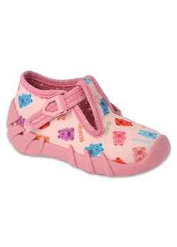 Befado obuwie dziecięce 110N494 różowe ze sklepu ButyModne.pl w kategorii Kapcie dziecięce - zdjęcie 173611945