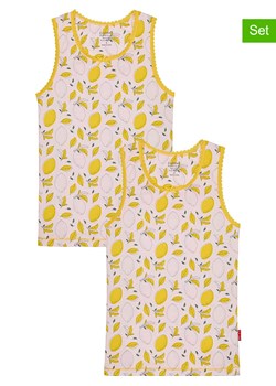 Claesens Podkoszulki (2 szt.) w kolorze jasnoróżowo-żółtym ze sklepu Limango Polska w kategorii Podkoszulki dziecięce - zdjęcie 173612705