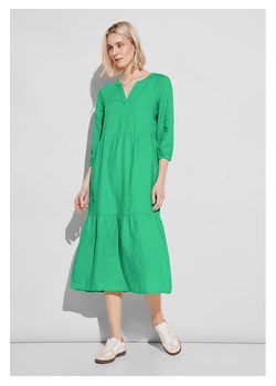 Street One Lniana sukienka w kolorze zielonym ze sklepu Limango Polska w kategorii Sukienki - zdjęcie 173613016