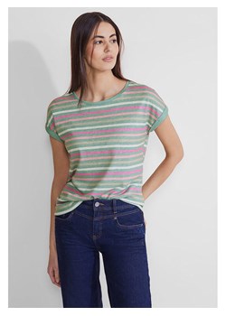 Street One Koszulka w kolorze zielono-różowym ze sklepu Limango Polska w kategorii Bluzki damskie - zdjęcie 173613036