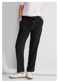 Street One Spodnie w kolorze czarnym ze sklepu Limango Polska w kategorii Spodnie damskie - zdjęcie 173613078