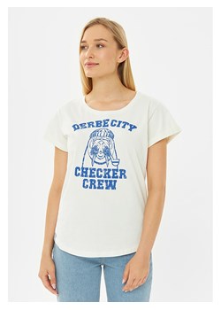Derbe Koszulka w kolorze białym ze sklepu Limango Polska w kategorii Bluzki damskie - zdjęcie 173613179