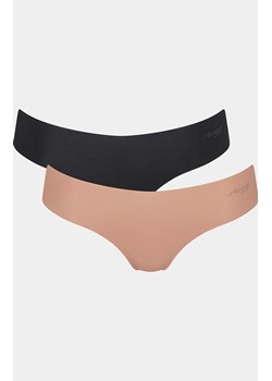 Sloggi 2-pack stringi damskie Zero Microfibre 2.0 10215267, Kolor czarno-beżowy, Rozmiar L, Sloggi ze sklepu Intymna w kategorii Majtki damskie - zdjęcie 173614278