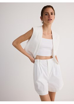 Reserved - Bawełniane szorty - złamana biel ze sklepu Reserved w kategorii Szorty - zdjęcie 173616676