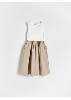 Reserved - Bawełniana sukienka - wielobarwny ze sklepu Reserved w kategorii Sukienki dziewczęce - zdjęcie 173617087