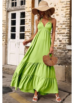 Sukienka SERMILFA GREEN ze sklepu Ivet Shop w kategorii Sukienki - zdjęcie 173618005