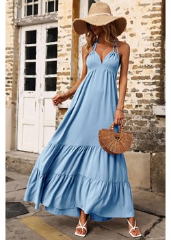 Sukienka SERMILFA BLUE ze sklepu Ivet Shop w kategorii Sukienki - zdjęcie 173618006