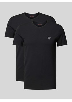 T-shirt z nadrukiem z logo model ‘CALEB’ ze sklepu Peek&Cloppenburg  w kategorii T-shirty męskie - zdjęcie 173618189