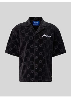 Koszula casualowa z fakturowanym wzorem ze sklepu Peek&Cloppenburg  w kategorii Koszule męskie - zdjęcie 173618308