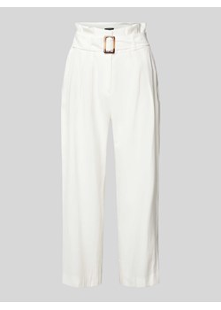 Spodnie do garnituru z prostą nogawką i zakładkami w pasie ze sklepu Peek&Cloppenburg  w kategorii Spodnie damskie - zdjęcie 173618467