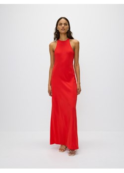 Reserved - Sukienka z wiskozy - czerwony ze sklepu Reserved w kategorii Sukienki - zdjęcie 173619555