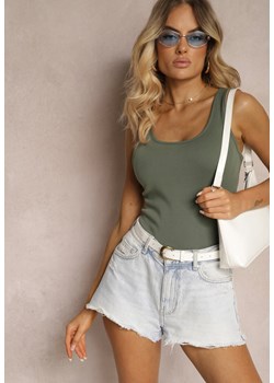 Zielony Top Jelimia ze sklepu Renee odzież w kategorii Bluzki damskie - zdjęcie 173620338