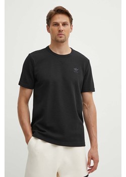 adidas Originals t-shirt męski kolor czarny gładki IW5804 ze sklepu ANSWEAR.com w kategorii T-shirty męskie - zdjęcie 173620809