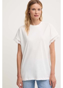 Answear Lab t-shirt bawełniany damski kolor biały ze sklepu ANSWEAR.com w kategorii Bluzki damskie - zdjęcie 173620978
