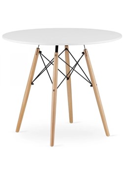 Biały nowoczesny stół do kuchni i salonu - Emodi 5X ze sklepu Edinos.pl w kategorii Stoły - zdjęcie 173621087