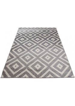 Szary dywan w marokański wzór geometryczny - Mistic 9X ze sklepu Edinos.pl w kategorii Dywany - zdjęcie 173621168