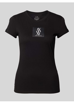 T-shirt z nadrukiem z logo ze sklepu Peek&Cloppenburg  w kategorii Bluzki damskie - zdjęcie 173621957