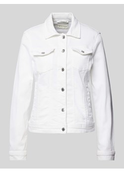 Kurtka jeansowa z wpuszczanymi kieszeniami w kolorze białym ze sklepu Peek&Cloppenburg  w kategorii Kurtki damskie - zdjęcie 173621958
