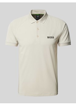 Koszulka polo z nadrukiem z logo model ‘Patteo’ ze sklepu Peek&Cloppenburg  w kategorii T-shirty męskie - zdjęcie 173622008