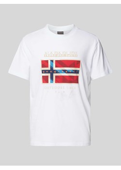 T-shirt z okrągłym dekoltem model 'BIG FLAG’ ze sklepu Peek&Cloppenburg  w kategorii T-shirty męskie - zdjęcie 173622017