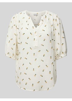 Bluzka z rękawem o dł. 3/4 model ‘Bobbi’ ze sklepu Peek&Cloppenburg  w kategorii Bluzki damskie - zdjęcie 173622035
