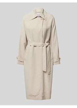 Płaszcz z wiązanym paskiem ze sklepu Peek&Cloppenburg  w kategorii Płaszcze damskie - zdjęcie 173622047