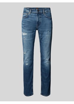 Jeansy o kroju slim fit z dodatkiem streczu model ‘DELAWARE’ ze sklepu Peek&Cloppenburg  w kategorii Jeansy męskie - zdjęcie 173622125