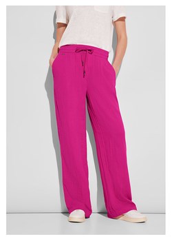 Street One Spodnie w kolorze różowym ze sklepu Limango Polska w kategorii Spodnie damskie - zdjęcie 173622628