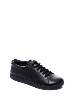 Comfortfusse Skórzane sneakersy w kolorze czarnym ze sklepu Limango Polska w kategorii Trampki damskie - zdjęcie 173622767