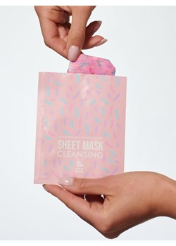 Sinsay - Maska w płachcie oczyszczająca - różowy ze sklepu Sinsay w kategorii Maski do twarzy - zdjęcie 173624177
