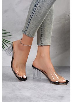 Sandały FELDORMA BLACK ze sklepu Ivet Shop w kategorii Klapki damskie - zdjęcie 173624226