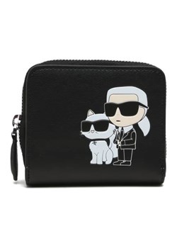 Karl Lagerfeld Skórzany portfel k/ikonik 2.0 leather sm zipwlt ze sklepu Gomez Fashion Store w kategorii Portfele damskie - zdjęcie 173624925