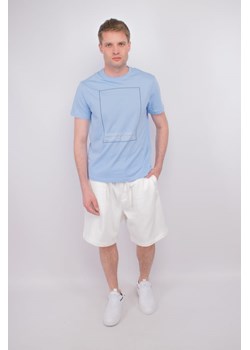 t-shirt męski armani exchange 3dzthb zj8ez niebieski ze sklepu Royal Shop w kategorii T-shirty męskie - zdjęcie 173628248
