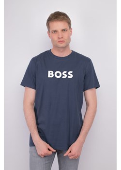t-shirt męski boss 33742185 granatowy ze sklepu Royal Shop w kategorii T-shirty męskie - zdjęcie 173628338