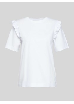 T-shirt z falbanami model ‘CILLEE’ ze sklepu Peek&Cloppenburg  w kategorii Bluzki damskie - zdjęcie 173629005