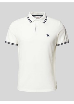 Koszulka polo z nadrukiem z logo ze sklepu Peek&Cloppenburg  w kategorii T-shirty męskie - zdjęcie 173629088